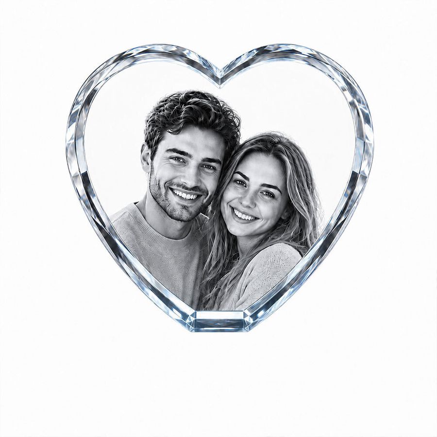 Crystal Engraved Photo Frames - Custom Coasters Now