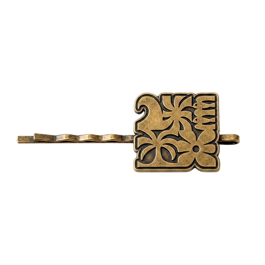 Die Struck Metal Hair Clips - Custom Coasters Now