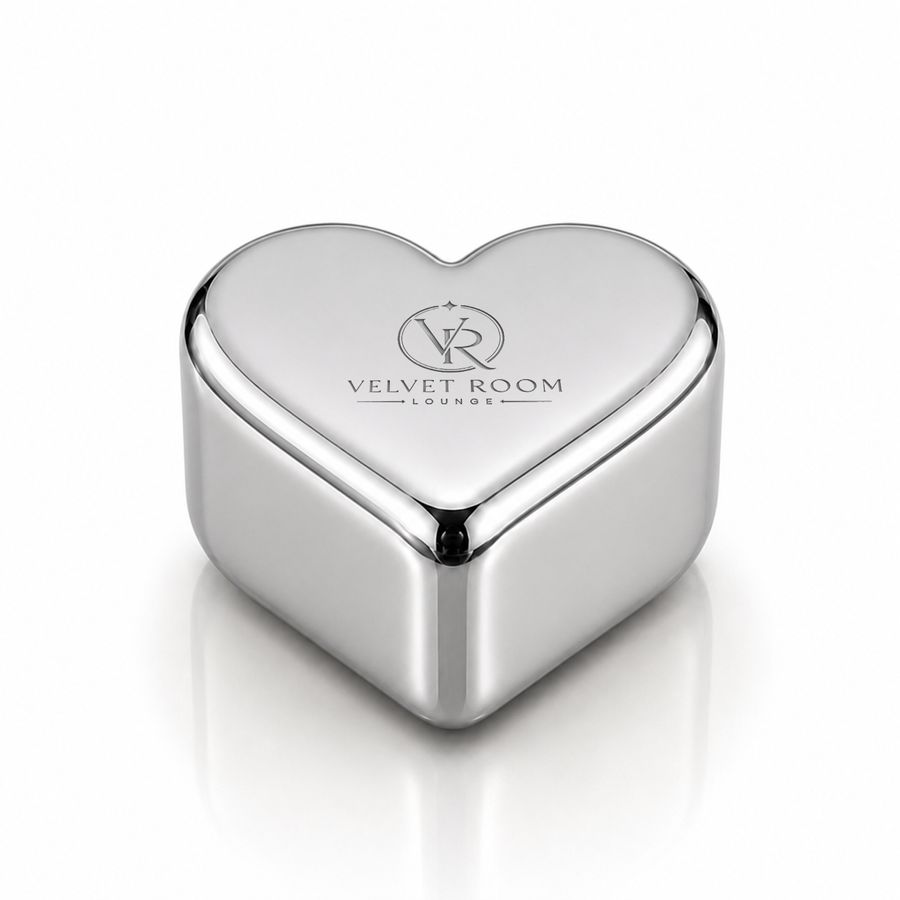 Heart-Shaped Stainless Steel Ice Cubes - Custom Coasters Now