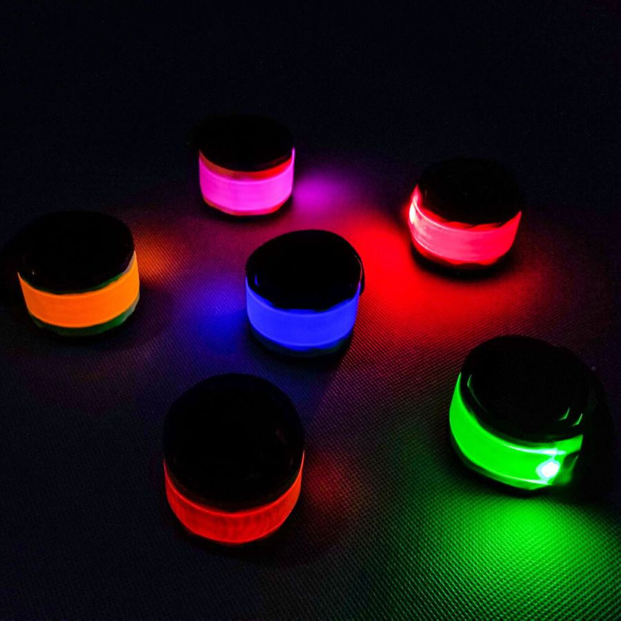 Light Up Slap Wristbands - Custom Coasters Now