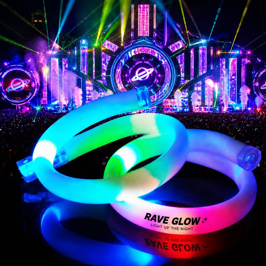 Glow Tube Wristbands - Custom Coasters Now