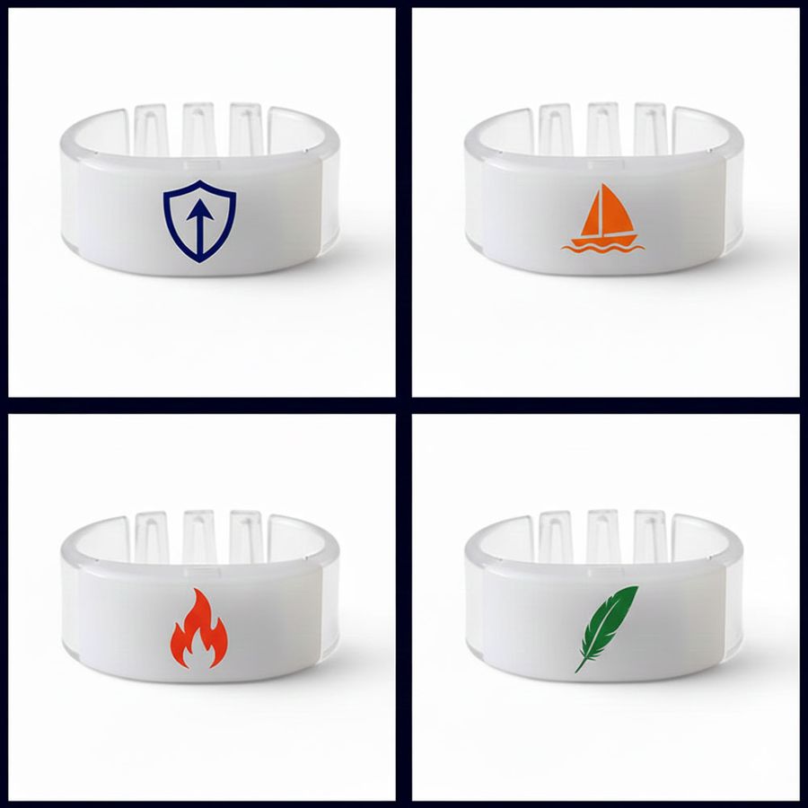 Glow Bangle Wristbands - Custom Coasters Now