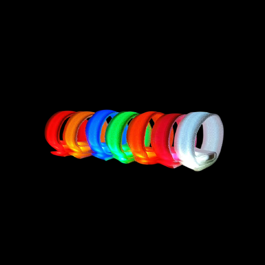 Glow Velcro Wristbands - Custom Coasters Now