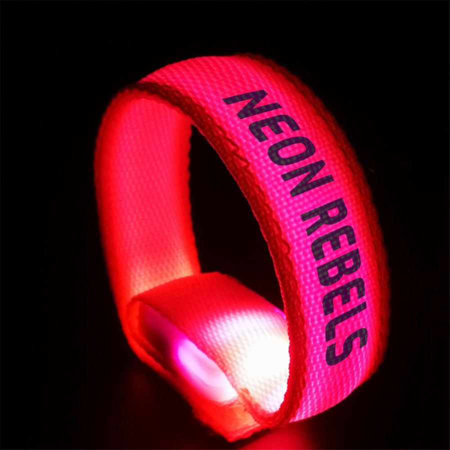 Glow Velcro Wristbands - Custom Coasters Now