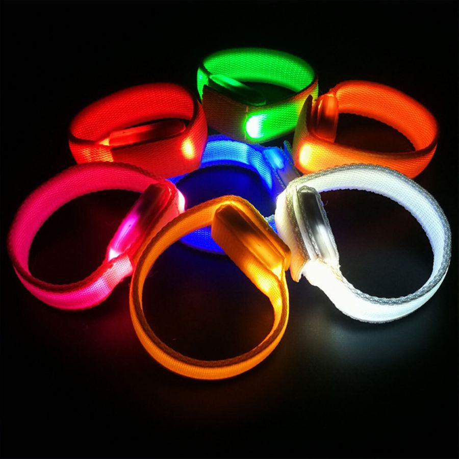 Glow Velcro Wristbands - Custom Coasters Now