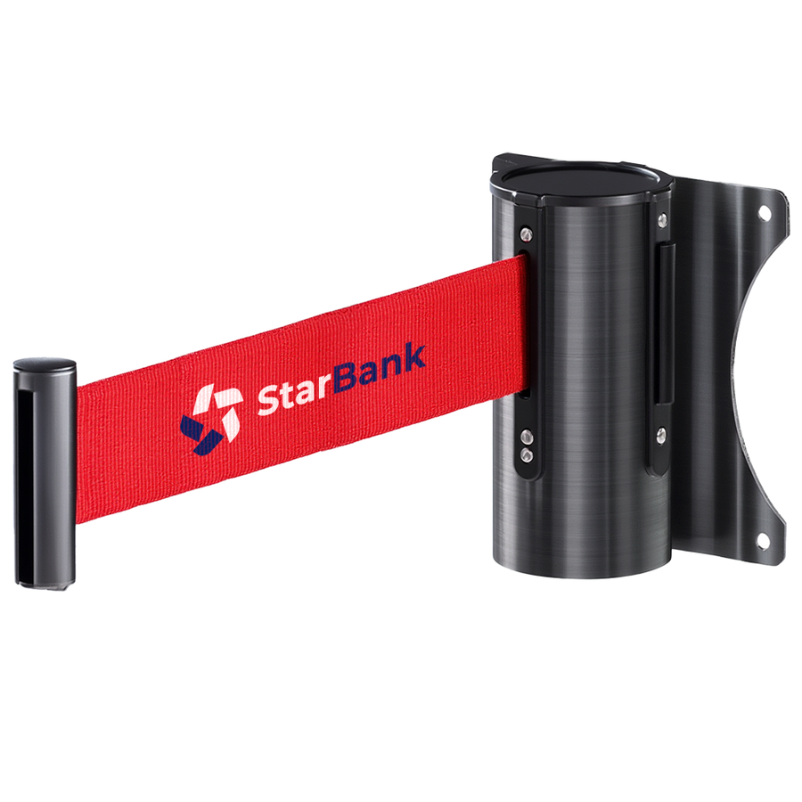 Wall Mount Retractable Belts - Custom Coasters Now