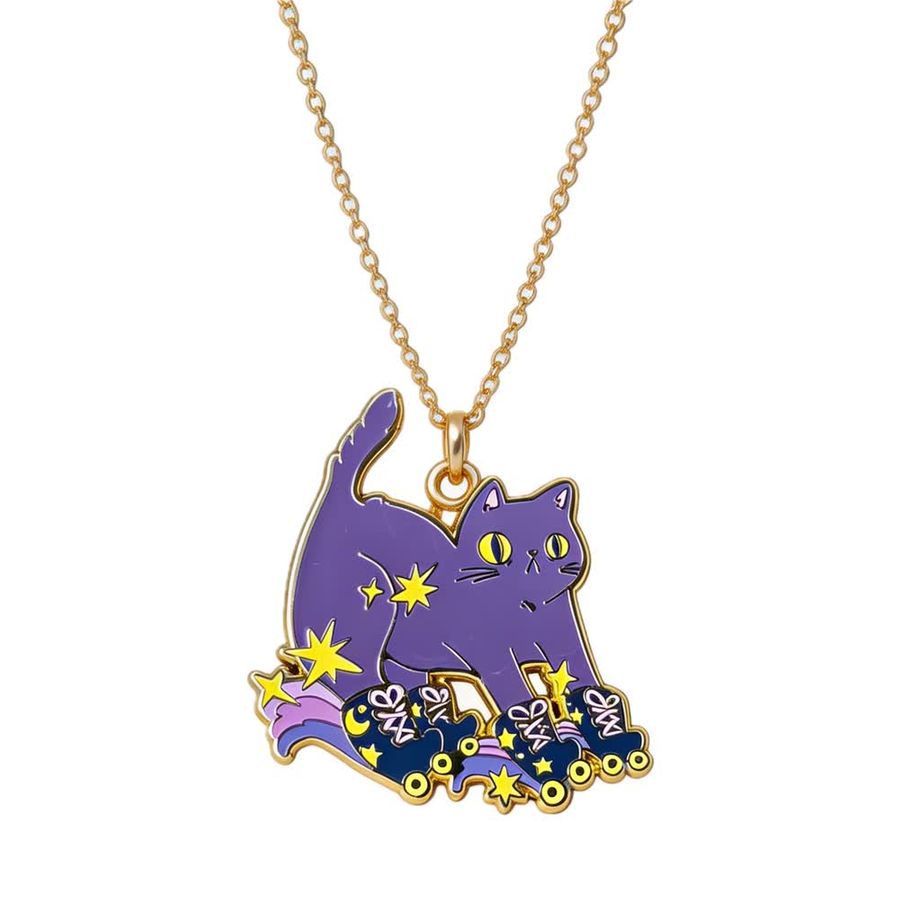 Hard Enamel Charm Necklaces - Custom Coasters Now