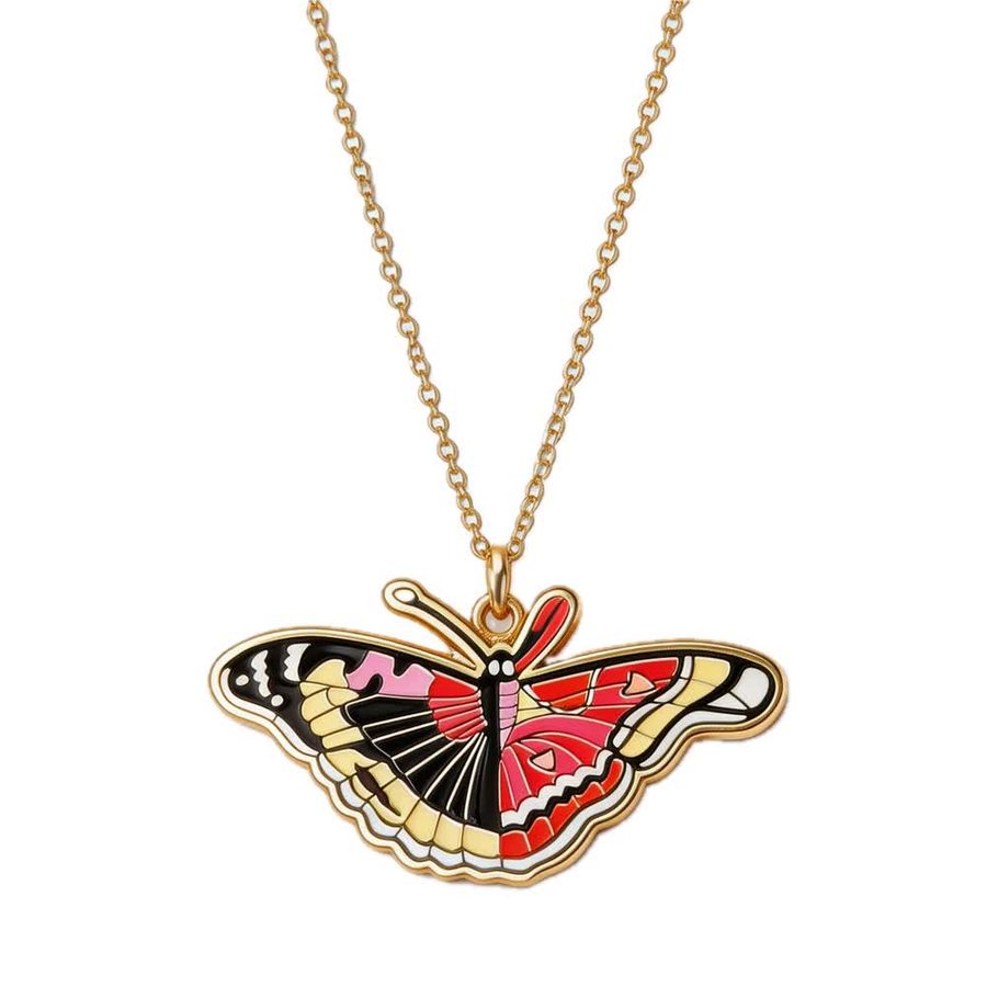 Hard Enamel Charm Necklaces - Custom Coasters Now