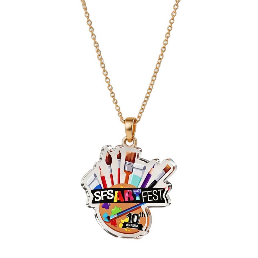 Acrylic Charm Necklaces - Custom Coasters Now