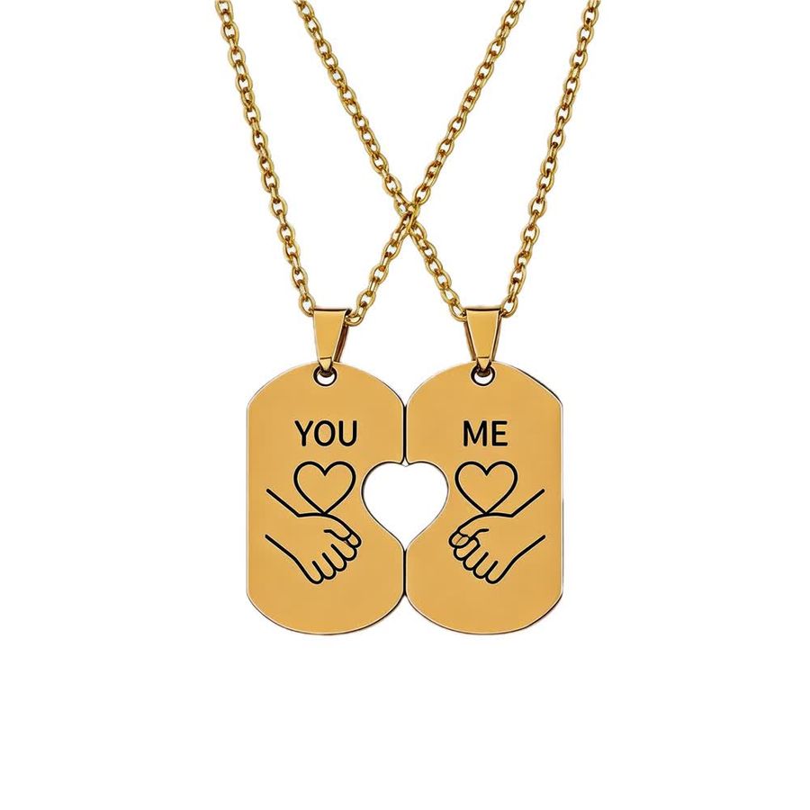 Couple Necklaces - Custom Coasters Now