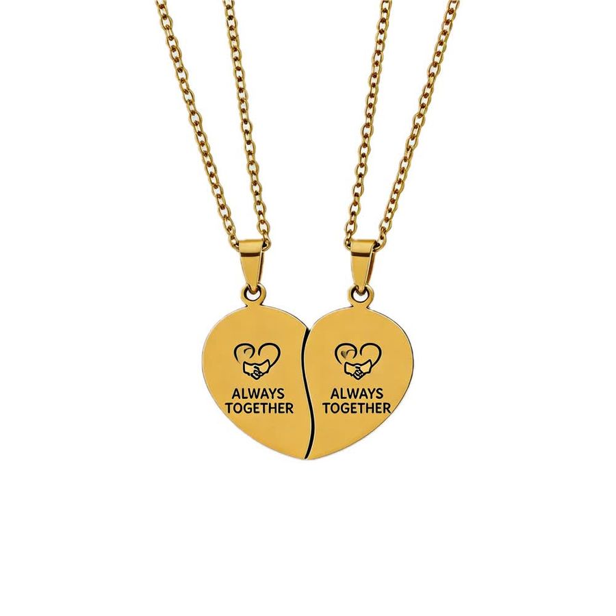 Couple Necklaces - Custom Coasters Now