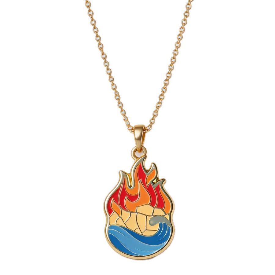 Hard Enamel Charm Necklaces - Custom Coasters Now