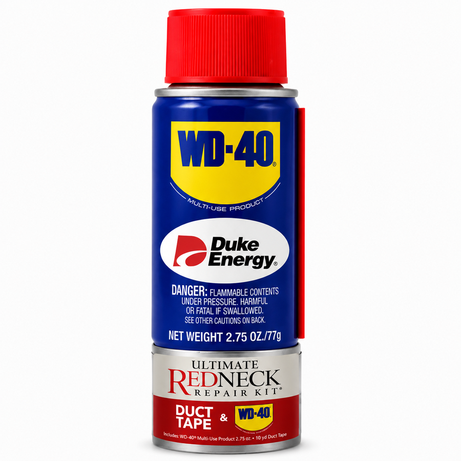 Ultimate Redneck Repair Kits, WD-40 2.75 oz Handy Cans and 6 yards of Duct Tapes - Custom Coasters Now