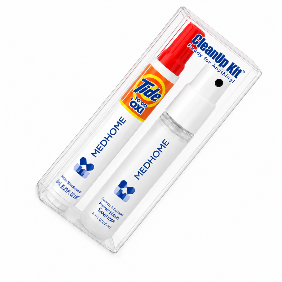 CleanUp Kit - Tide® to Go + Oxi and Sani-Pen® Clipless™ Travel Kits - Custom Coasters Now