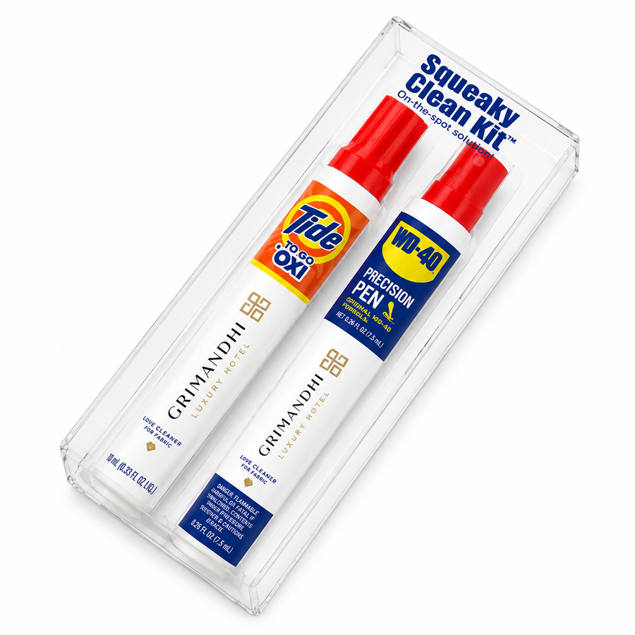 Squeaky Clean Kit - WD-40® Precision Pens and Tide® to Go + Oxi Travel Kits - Custom Coasters Now