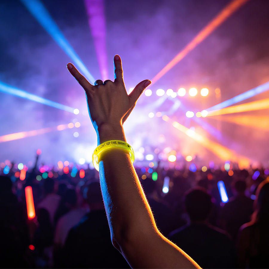 Custom Acrylic Glow Bracelets - Custom Coasters Now