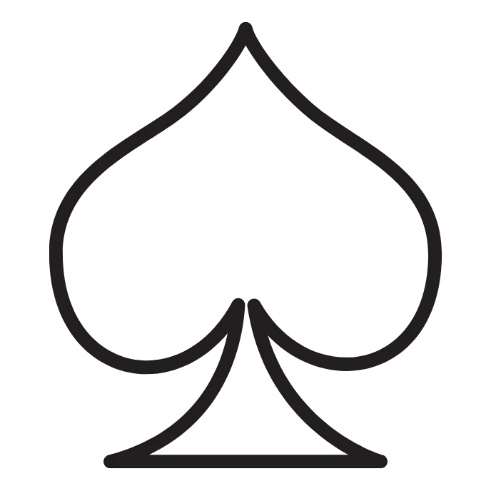 Spade - Custom Coasters Now