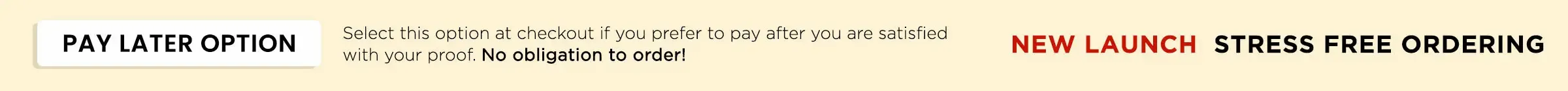 CustomCoastersNow.Com Pay Later