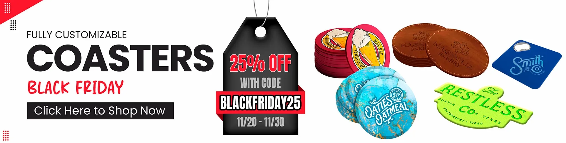 CustomCoastersNow.Com OFFER